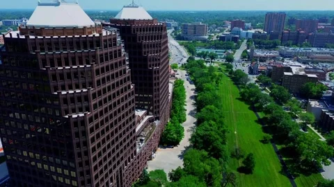 Around a Building Stock Footage 243628668