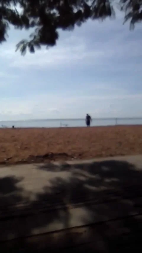 Around the coral Beach Stock Footage 182757966