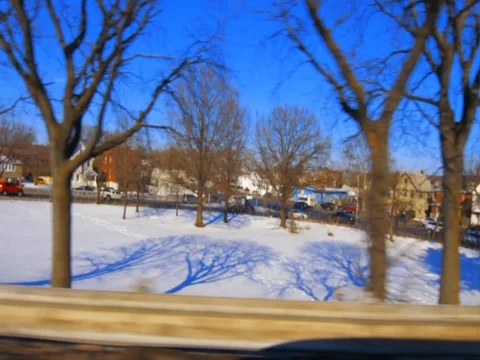 Around The Exit Off Ramp 스톡 동영상 73611569