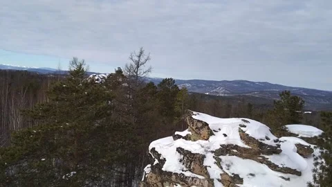 Around the horizon from a height Stock Footage 148198364