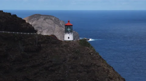 Around Makapu'u Point Lighthouse, Oahu. Shot in 2010. Stock Footage 59360064
