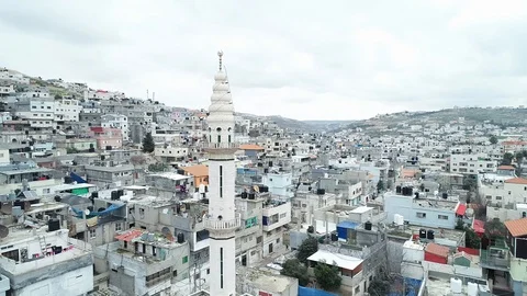 Around mosque turret Stock Footage 111493984