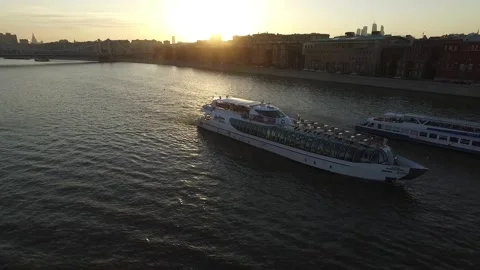 Around passenger ships 動画素材 130416243