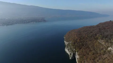 AROUND THE ROC DE CHERE ANNECY MENTHON TALLOIRES 스톡 동영상 147684594