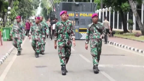 Around twenty still missing after violent protests in Indonesia, says NGO, INDON Stock Footage 316141974