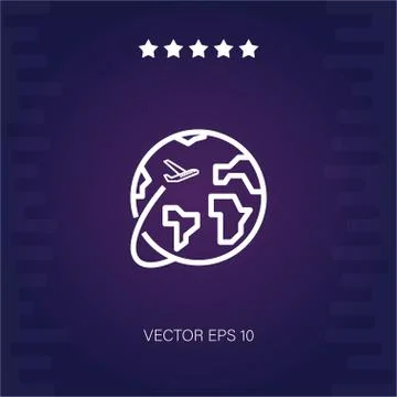 Around vector icon Stock Illustration