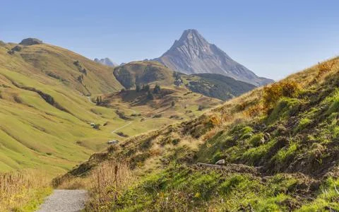 Around Warth in Austria Stock Photos
