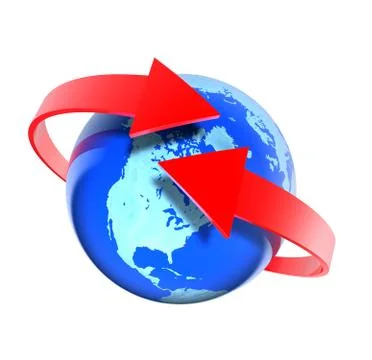 Around the world concept Stock Illustration