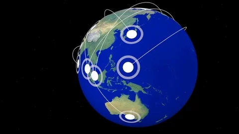 Around the world Stock Footage 75685475