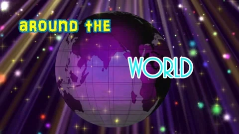 Around the world Stock Footage 265487769