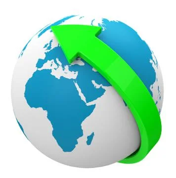 Around the world Stock Illustration