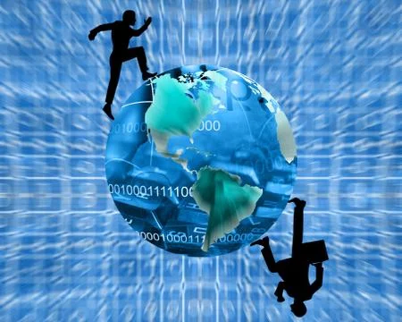 Around the world Stock Illustration