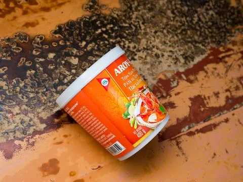 AROY-D Tom Kha Paste. Stock Photos
