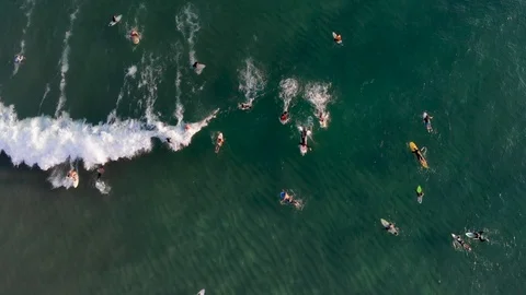 Arpoador, famous  beach in Rio de Janeiro, Brazil Stock Footage 95531547
