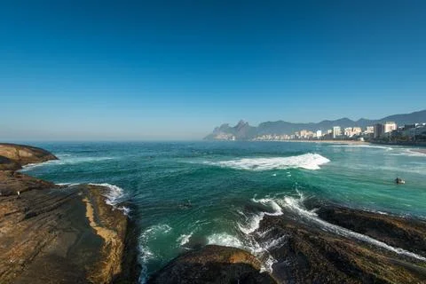 Arpoador Rock in Rio de Janeiro 写真素材