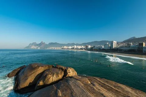Arpoador Rock in Rio de Janeiro 스톡 사진