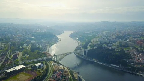 Arrabida Porto bridge Stock Footage 91826577