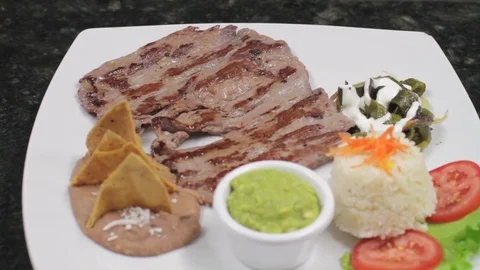 Arrachera steak Stock Footage 85072274