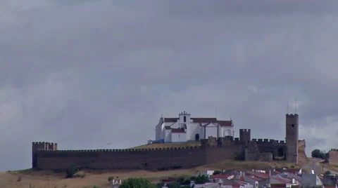 Arraiolos Castle #1 Stock Footage 48039802