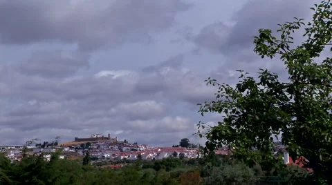 Arraiolos Castle #2 Stock Footage 48037663