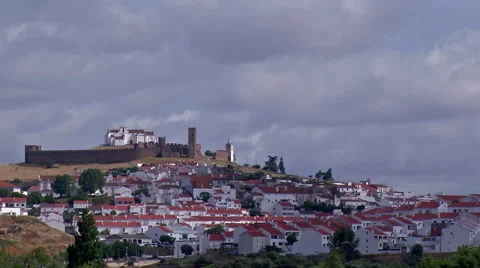 Arraiolos Castle #3 Stock Footage 48037301