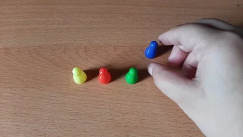 Arrange pawn positions, devise moves and strategies Stock Footage 284441953