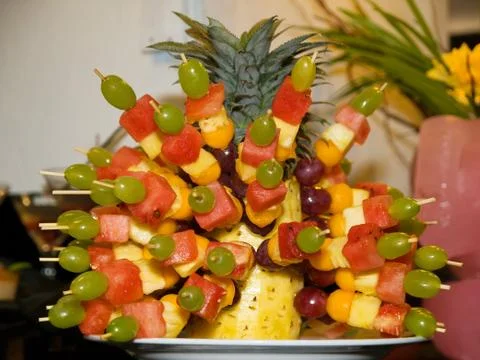 Arranged fruit Stock Photos