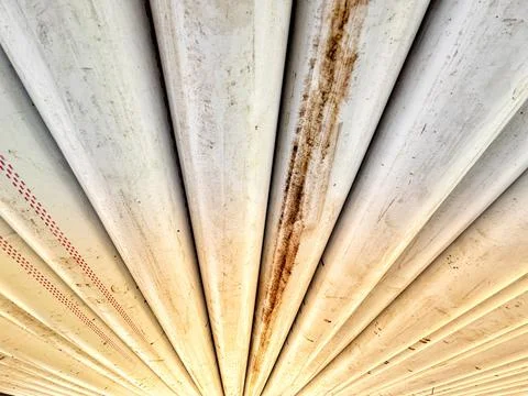 Arranged pipe background Stock Photos