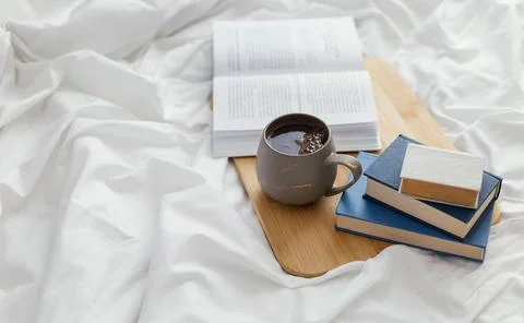 Arrangement with books high angle Stock Photos