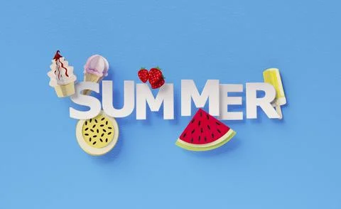 Arrangement of summer still life elements Stock Photos