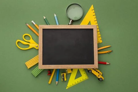 The arrangement teacher day elements Stock Photos