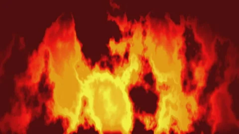 Arranging burning logs in open fireplace and lots of sparks coming out. Stock Footage 136100163
