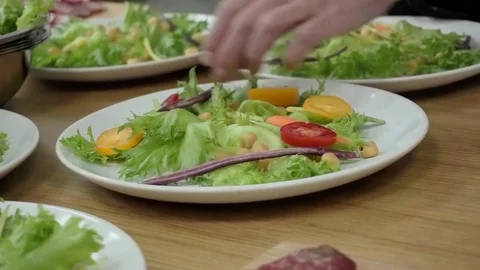 Arranging vegetables Stock Footage 79507056