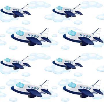 Array of aeroplane 스톡 일러스트