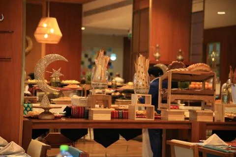 An array of artisan breads, including beautifully crafted loaves and rolls Stock Photos