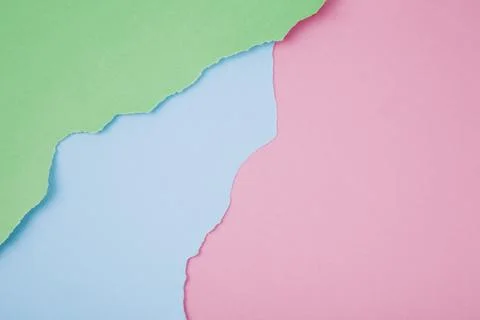 Array colorful ripped papers Stockfoto's