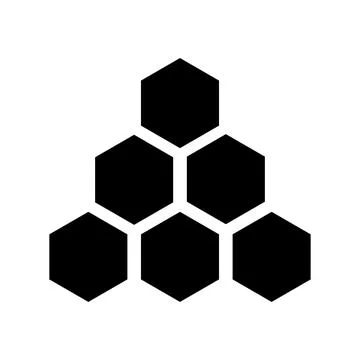 Array, data, olap icon. Black vector graphics. Stock Illustration