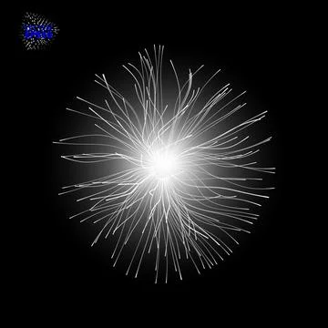 Array with dynamic particles. 3d futuristic technology style. Abstract backgr Stock Illustration