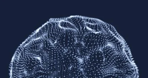 Array with Dynamic Particles. Abstract Background. Vector Illustration. Stock Illustration