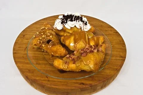 An array of Gourmet Croissants Stock Photos
