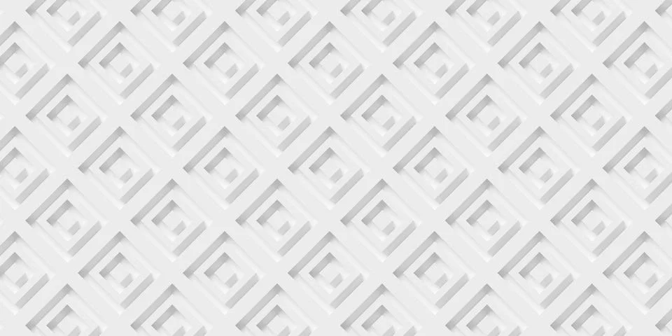 Array of inset nested, interlaced white rectangular frames diagonally rotated 스톡 일러스트