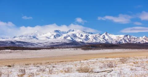 Array Munch-Sardyk highest mountain Sayan Mountains Stock Photos