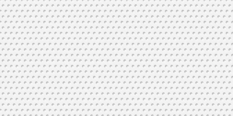 Array or grid of inset small white circles or cylinders background wallpape.. Stock Illustration