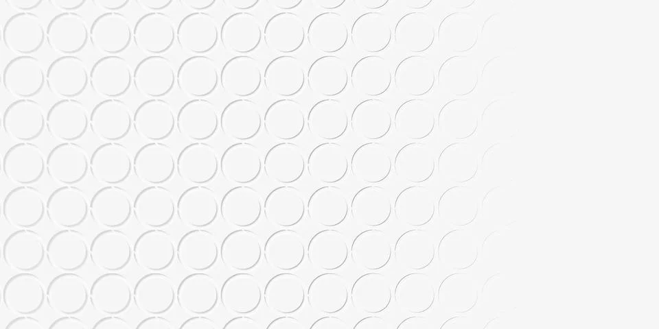Array or grid of inset white circular rings background wallpaper banner pat.. Stock Illustration