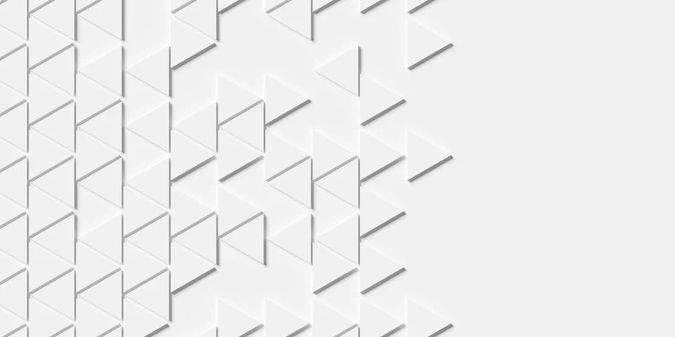 Array or grid of offset triangles geometrical background wallpaper banner t.. Illustrazione stock