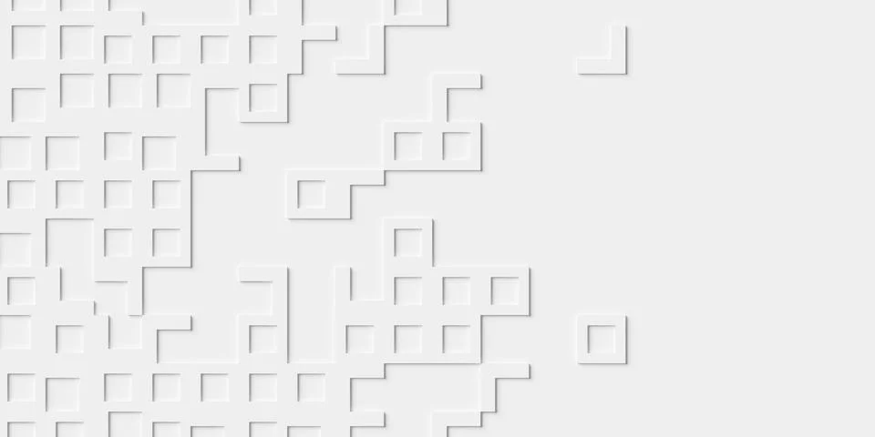 Array or grid of white rectangle or box frames background wallpaper banner .. Illustrazione stock