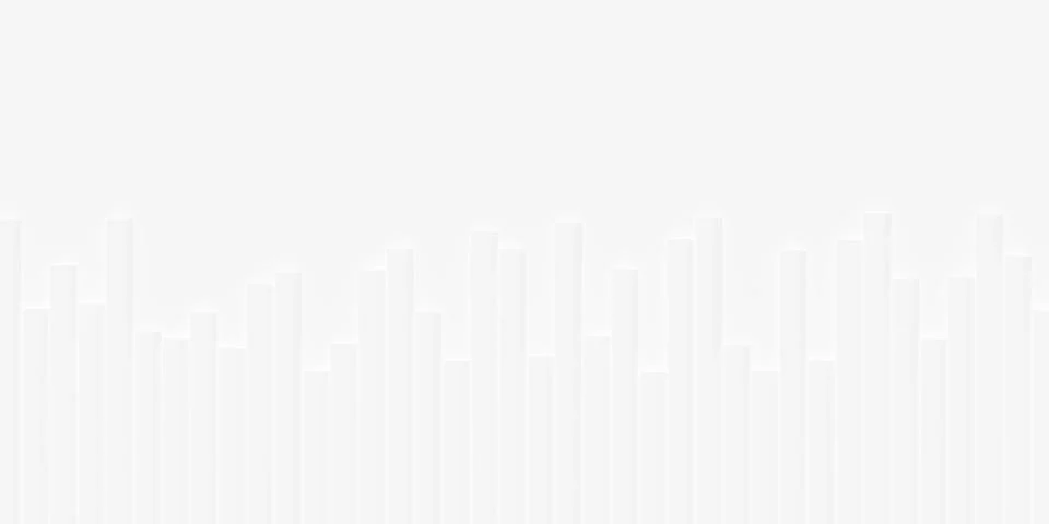 Array of random shifted white cube boxes block bottom edge border backgroun.. Stock Illustration