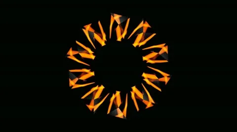 Array rotation shape Stock Footage 18022018