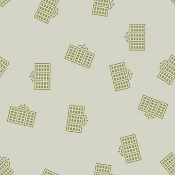 Array solar panel glyph vector seamless pattern 스톡 일러스트