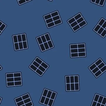 Array solar panel vector seamless pattern Stock Illustration